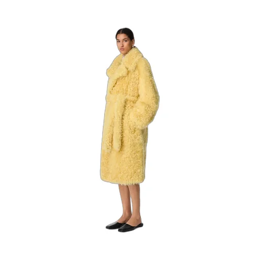 Curly Shearling Coat