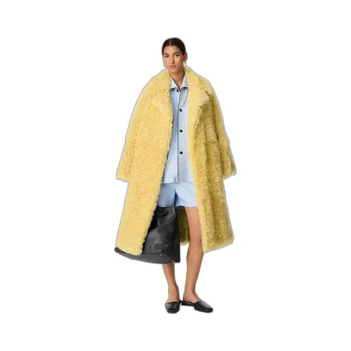 Curly Shearling Coat