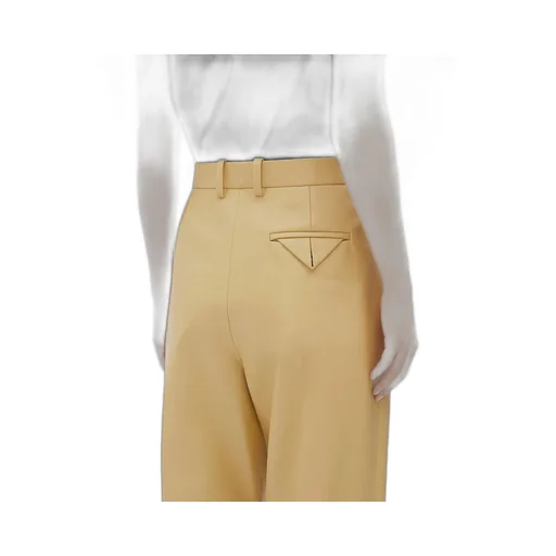 Leather Wide Leg Trousers