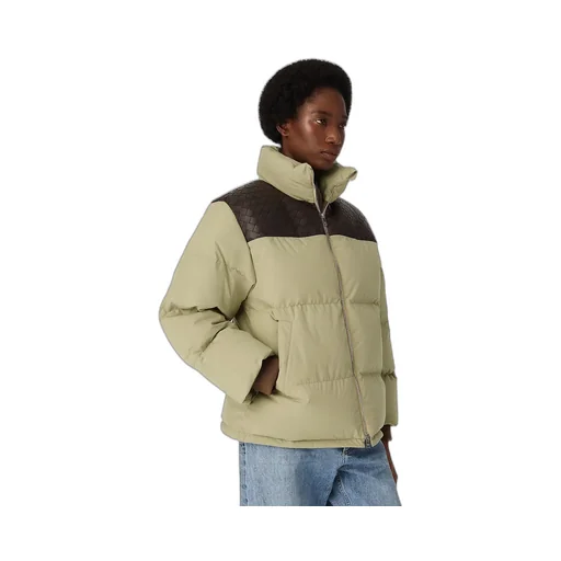 Frosted Poplin Puffer Jacket