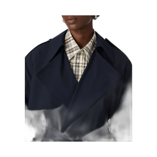 Fine Wool Trench Coat