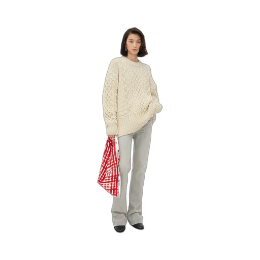 Aran Cable Wool Jumper
