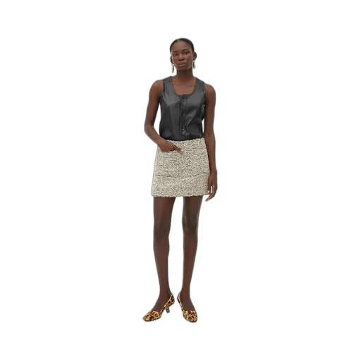 Wool Boucle Skirt