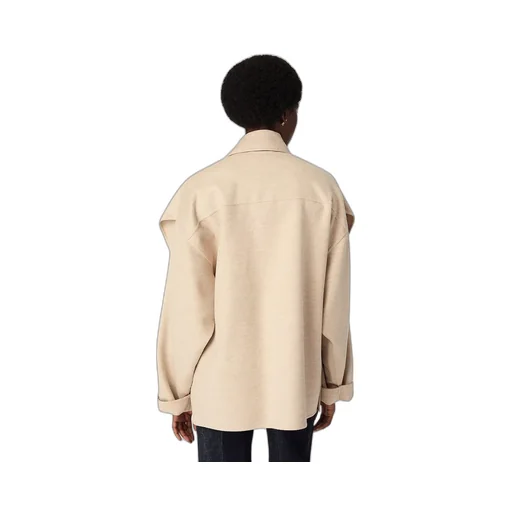 Double Wool And Cashmere Short Coat