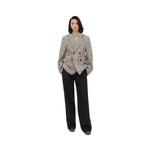 Structured Check Cotton Jacket