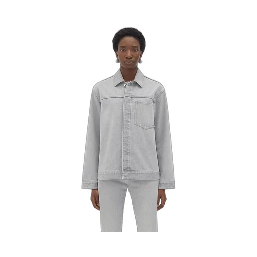 Light Grey Washed Denim Jacket