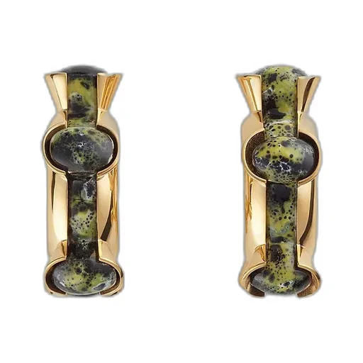 Ellipse Ceramic Earrings