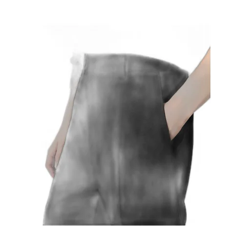 Wool Twill Wide Leg Trousers