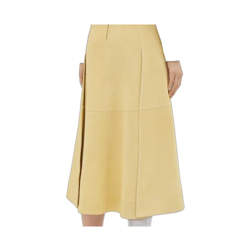 Suede Leather Skirt