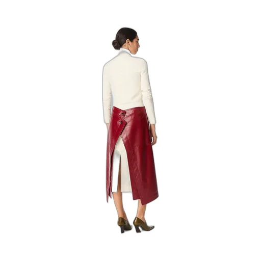 Shiny Leather Skirt