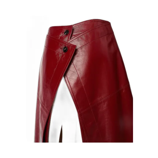 Shiny Leather Skirt