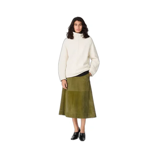 Compact Cotton High Neck Jumper
