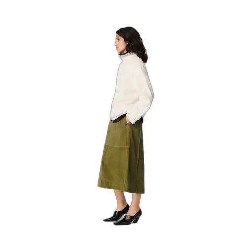 Compact Cotton High Neck Jumper
