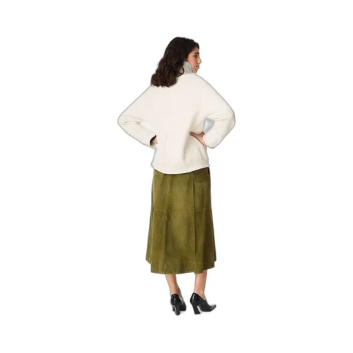 Compact Cotton High Neck Jumper
