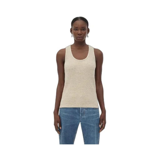 Melange Cotton Rib Tank Top