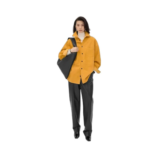 Suede Leather Shirt