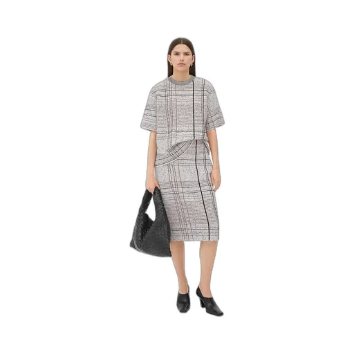 Notebook Cotton Viscose Jacquard Skirt