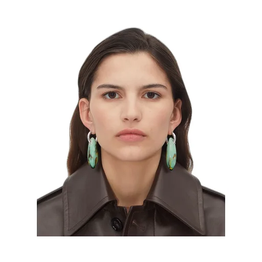 Ellipse Large Ceramic Earrings
