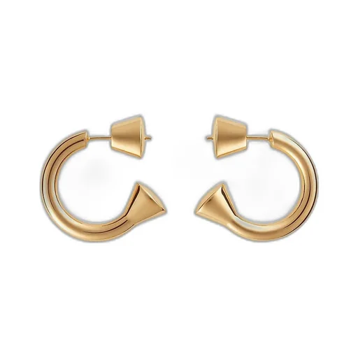 Ellipse Hoop Earrings
