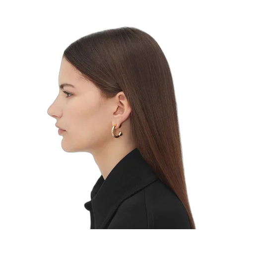 Ellipse Hoop Earrings