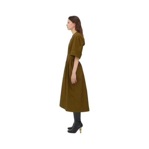 Cotton Canvas Dress