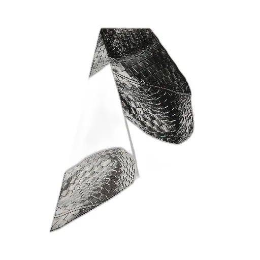 Plissé Printed Foulard