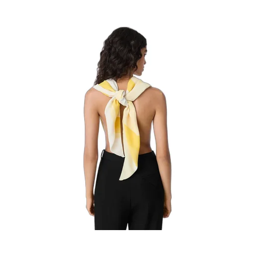 Silk Twill Striped Foulard