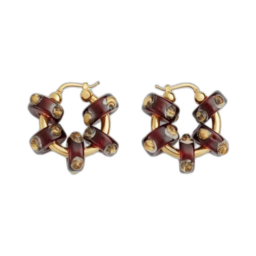 Slice Glass Earrings