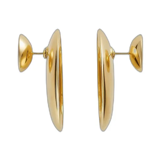 Large Concave Earrings