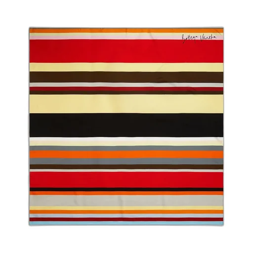 Silk Twill Striped Foulard