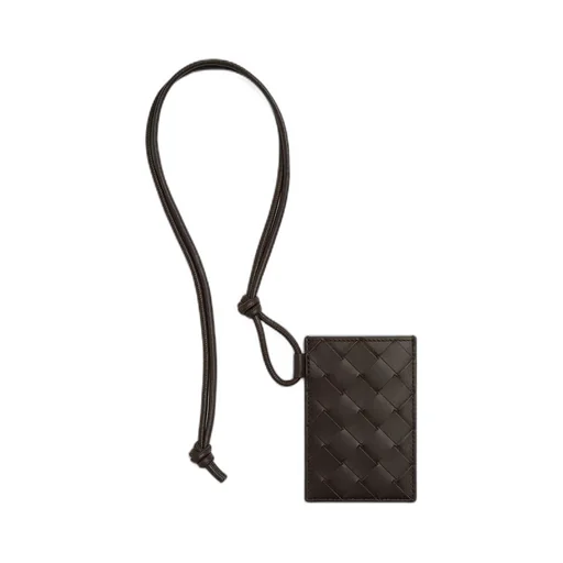 Intrecciato Badge Holder