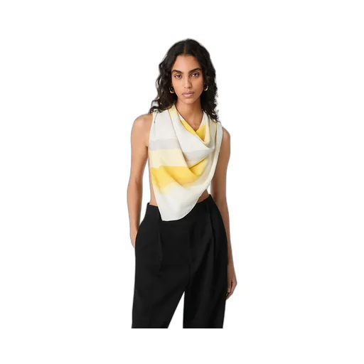 Silk Twill Striped Foulard