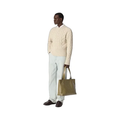Small Intrecciato Zipped Tote