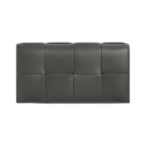Cassette Long Wallet With Coin Purse