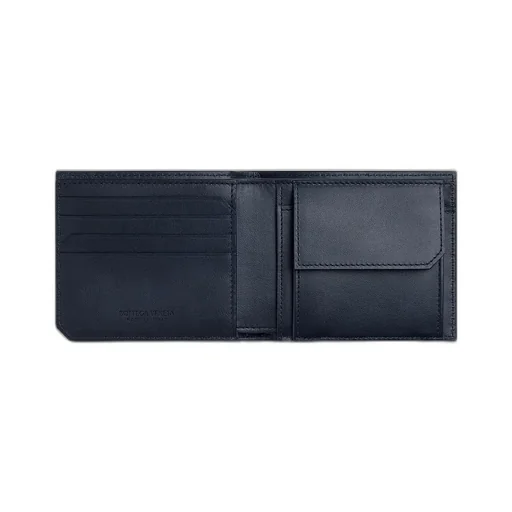 Intrecciato Piccolo Bi-Fold Wallet With Coin Purse
