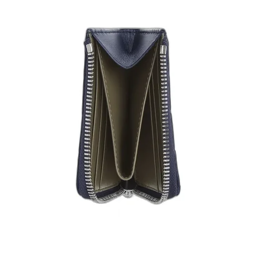 Intrecciato Square Zip Around Wallet