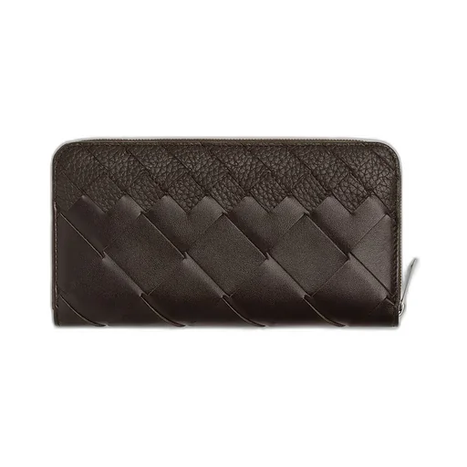 Intrecciato Zip Around Wallet