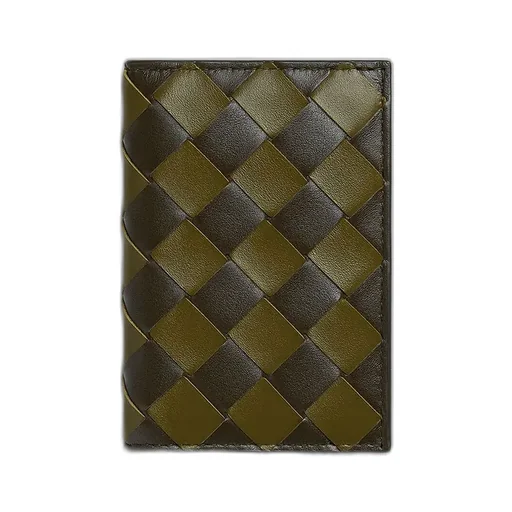 Intrecciato Flap Card Case