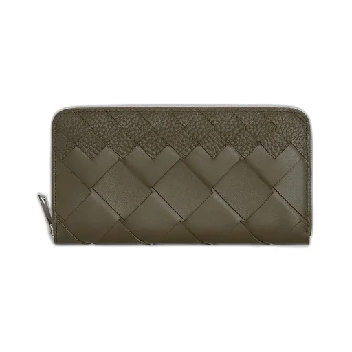 Intrecciato Zip Around Wallet