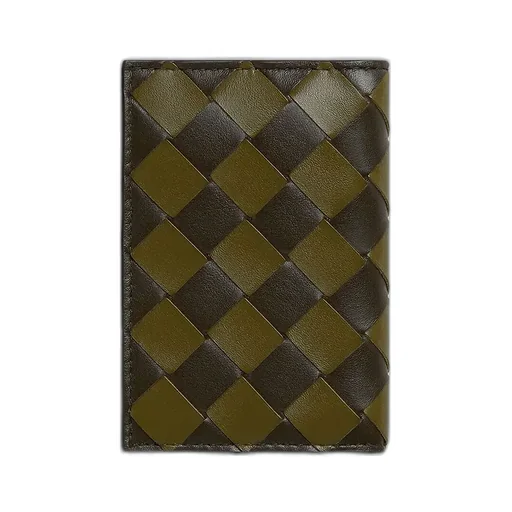 Intrecciato Flap Card Case