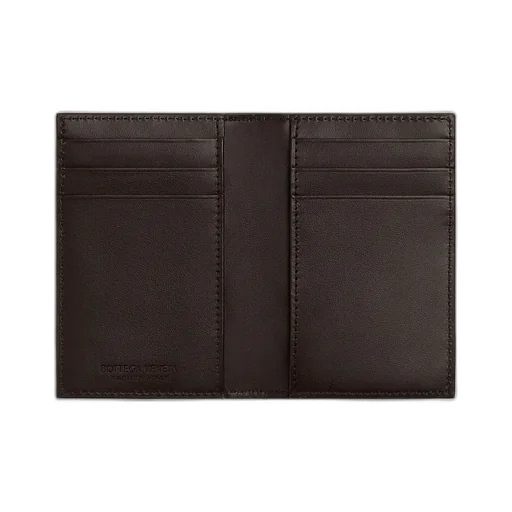 Intrecciato Flap Card Case