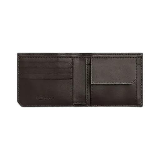Intrecciato Piccolo Bi-Fold Wallet With Coin Purse