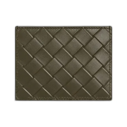 Intrecciato Stamp Credit Card Case