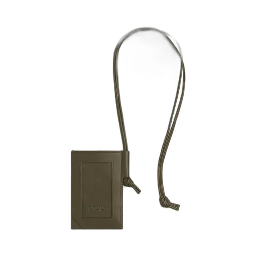 Intrecciato Stamp Badge Holder