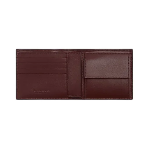 Intrecciato Bi-Fold Wallet With Coin Purse