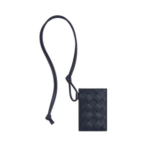 Intrecciato Badge Holder