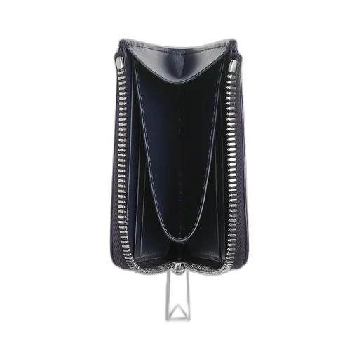 Intrecciato Stamp Square Zip Around Wallet