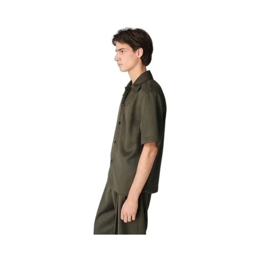 Wool Subtle Chevron Shirt