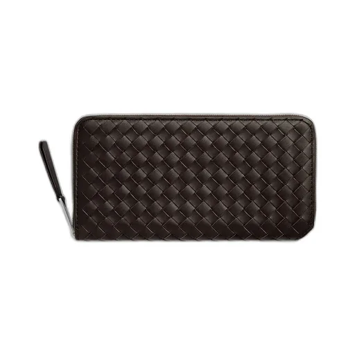 Intrecciato Piccolo Zip Around Wallet