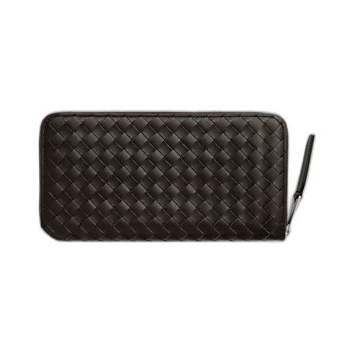 Intrecciato Piccolo Zip Around Wallet
